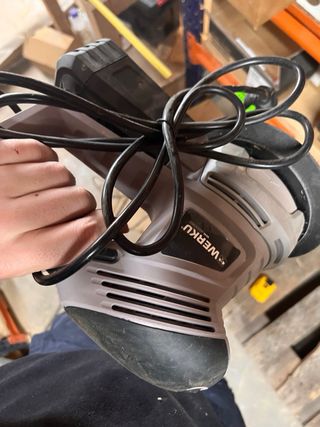 Lijadora Werku 450W mojada en la DANA 2024