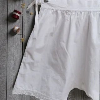 Bloomers vintage estilo victoriano algodón  encaje