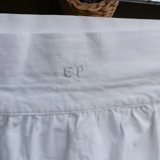 Bloomers vintage estilo victoriano algodón  encaje