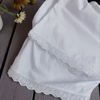 Bloomers vintage estilo victoriano algodón  encaje