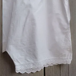 Bloomers vintage estilo victoriano algodón  encaje
