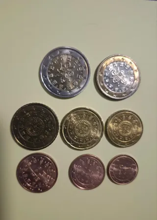 Portugal: serie 8 monedas € 2002