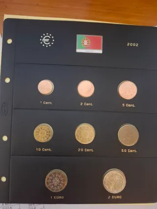 Portugal: serie 8 monedas € 2002