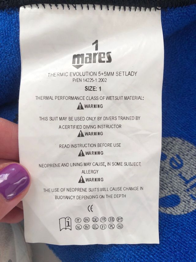 Neopreno mujer (Mares corto)