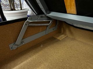 Sofá Cama Gris y Negro