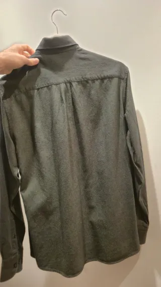 Camisa Massimo Dutti Hombre Gris