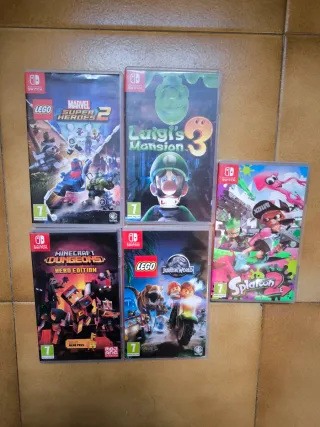 Pack 5 Juegos Nintendo Switch