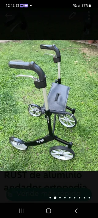 Andador Ortopedia Aluminio Plegable