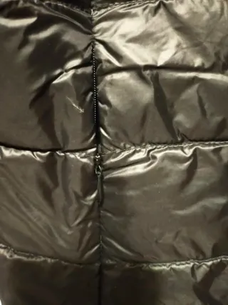 Abrigo plumas mujer,bolsillos cremallera tallaXL