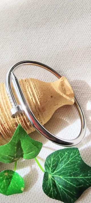 Pulsera de Titanio color Plata