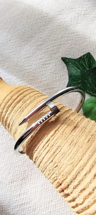 Pulsera de Titanio color Plata