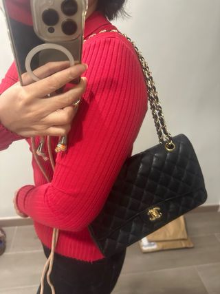 Chanel style CF 2.55 leather bag
