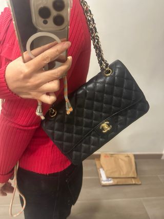 Chanel style CF 2.55 leather bag