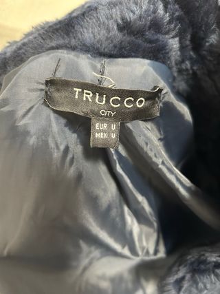 Chaqueta pelo azul TRUCCO Talla M