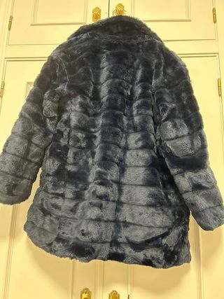 Chaqueta pelo azul TRUCCO Talla M