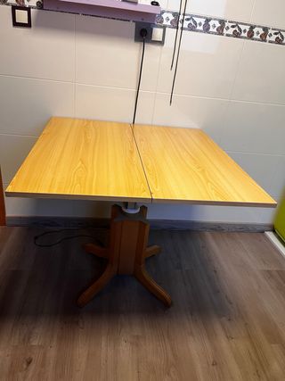 Mesa cocina plegable madera ,