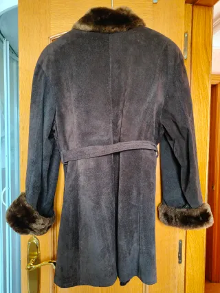 Chaquetón Piel Juan Alocen Talla 44 Marrón