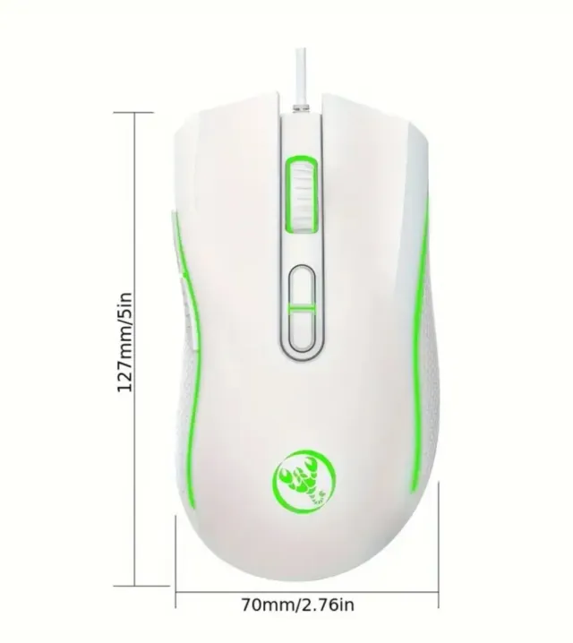 🆕Ratón Gamer - Luces RGB - Cable Resistente