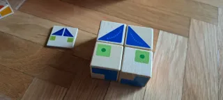 Juego de puzzle goki de madera con 26 muestras