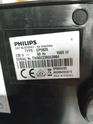 Cafetera Philips Automática Negra