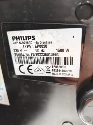 Cafetera Philips Automática Negra