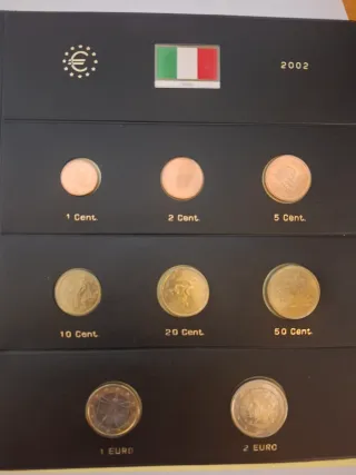 Italia serie 8 monedas € 2002