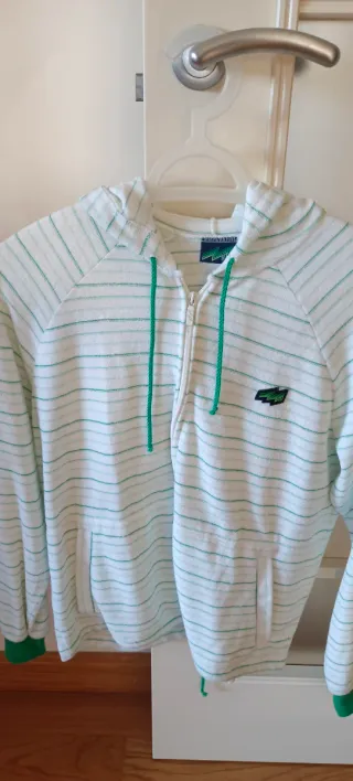 Chaqueta chándal Vintage Mito rayas verdes