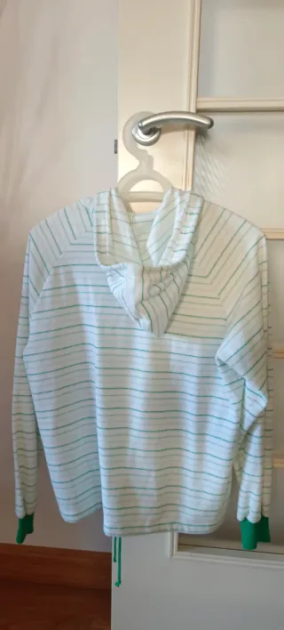 Chaqueta chándal Vintage Mito rayas verdes