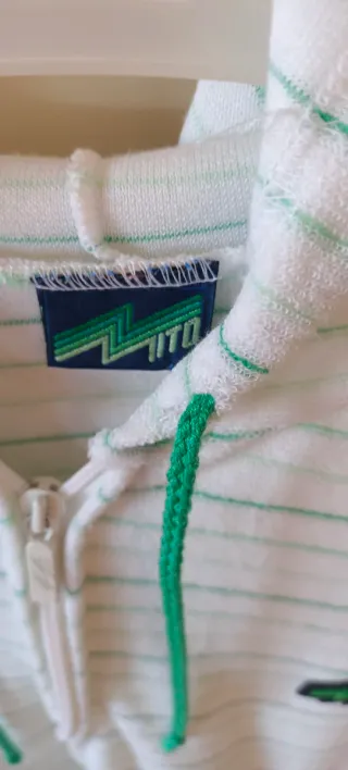 Chaqueta chándal Vintage Mito rayas verdes