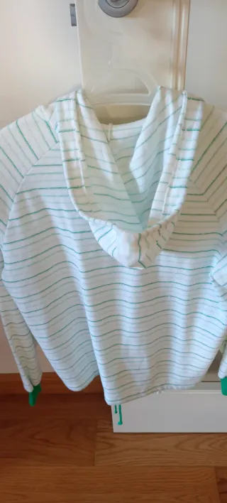 Chaqueta chándal Vintage Mito rayas verdes