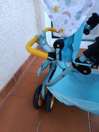 Carrito muñecas gemelar