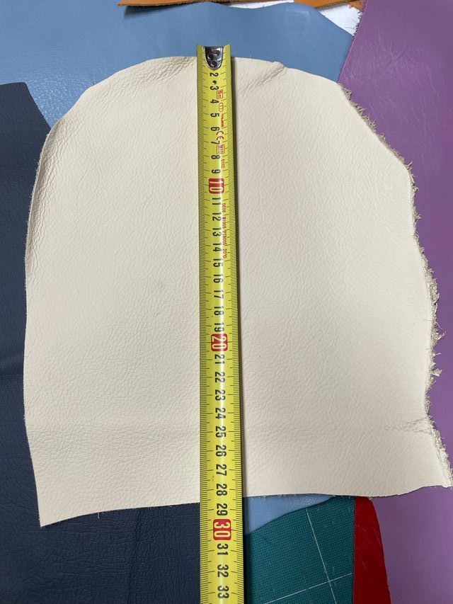 Lotto 89 Ritagli Pelle Colori Misti