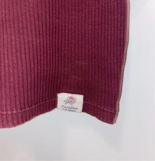 Top de tirantes color burdeos