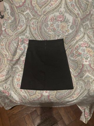 Gonna midi stretch grigio antracite