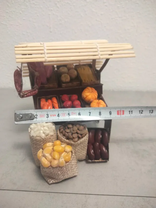 Puesto de mercado para portal de Belen