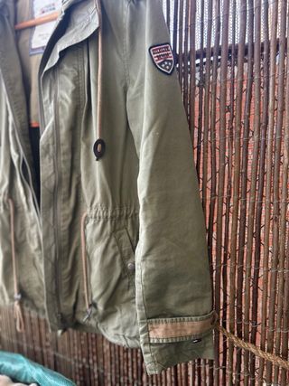 Parka Tommy Hilfiger verde militar Talla S