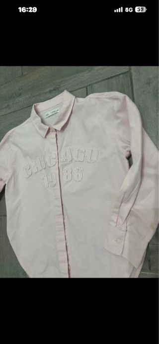 Camicia Zara bambina rosa