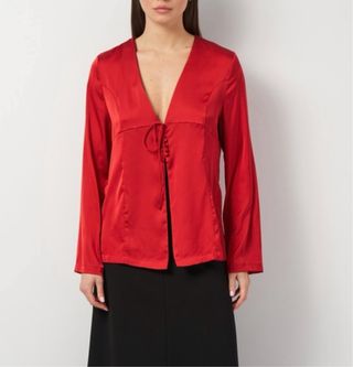 Blusa Zara Roja Sexy