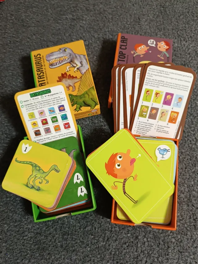 Giochi di carte Djeco: Batasaurus e Tip Top Clap
