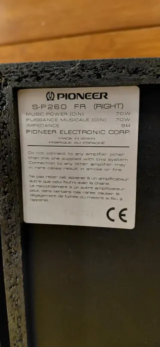 Altavoces Pioneer 70W