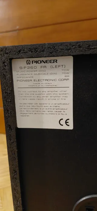 Altavoces Pioneer 70W