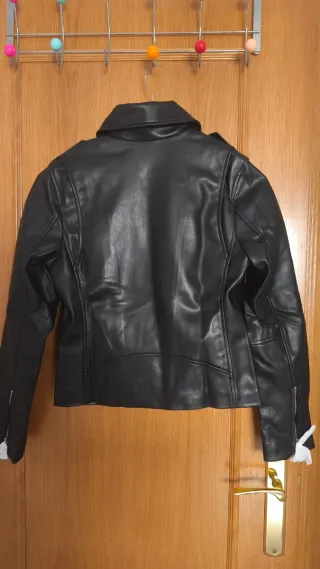 Cazadora biker cuero