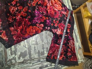 blusa aterciopelada de chica T.40