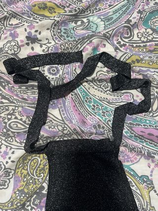 Top/Camiseta sin mangas, gris oscuro con brillante