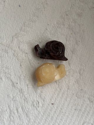 Caracoles de minerales naturales