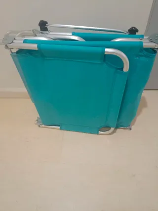 Tumbona de aluminio para playa