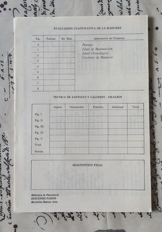 TEST GESTÁTICO VISOMOTOR BENDER