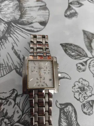 Reloj Viceroy Cuadrado Plata y Blanco