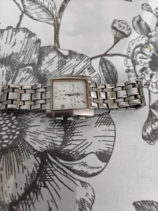 Reloj Viceroy Cuadrado Plata y Blanco