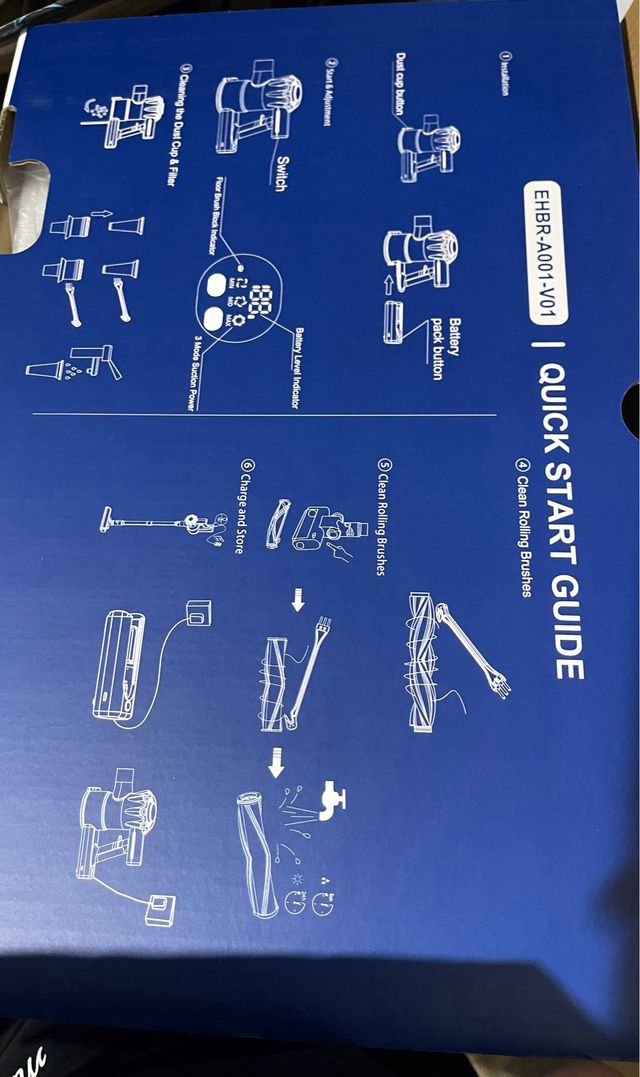 Aspirapolvere senza fili completamente nuovo